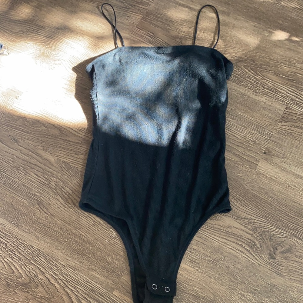 black bodysuit